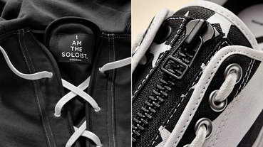 官方新聞 / 搖滾拉鍊、美式星條是關鍵字 宮下貴裕翻轉不一樣的開口笑 TheSoloist. x Converse