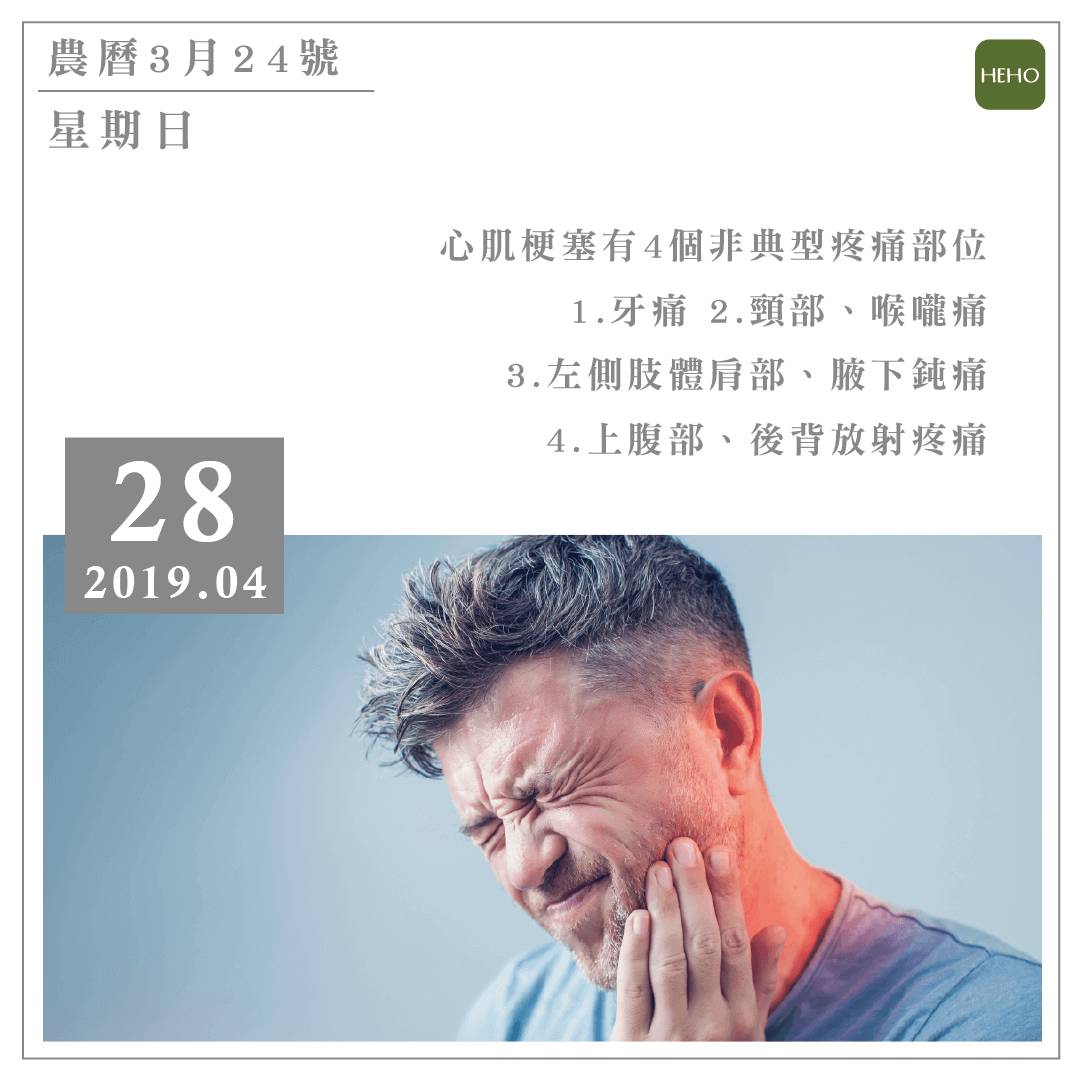 4月28日心肌梗塞非典型疼痛 Heho健康 Line Today