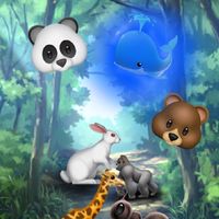 animals family "Home"🌲🏡🌿