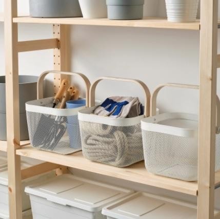 イケアの999円バスケットは買って正解 部屋に置くだけでおしゃれ ざっくり収納