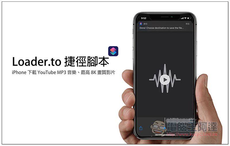 Loader To 捷徑腳本 Iphone 下載youtube Mp3 音樂 最高8k 畫質影片 電腦王阿達 Line Today