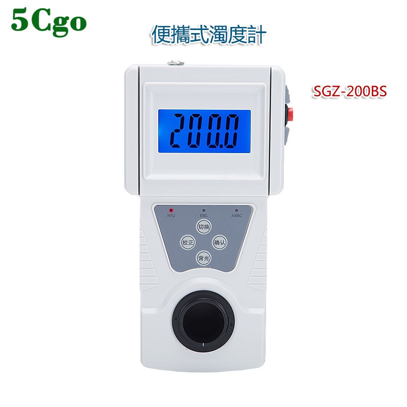 商品編號 35611801348更多蝦皮#5Cgo #5Cgo批發 #大量可以議價 #5Cgo電器便攜式濁度計產品尺寸：約19*8*3cm產品型號：SGZ-200BS產品電壓：110V測量原理：90°