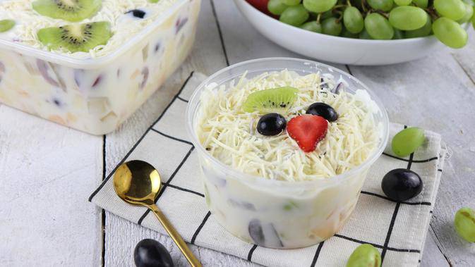 Cara Membuat Salad Buah Tanpa Mayonaise Enak Dan Tetap Creamy Fimela Line Today