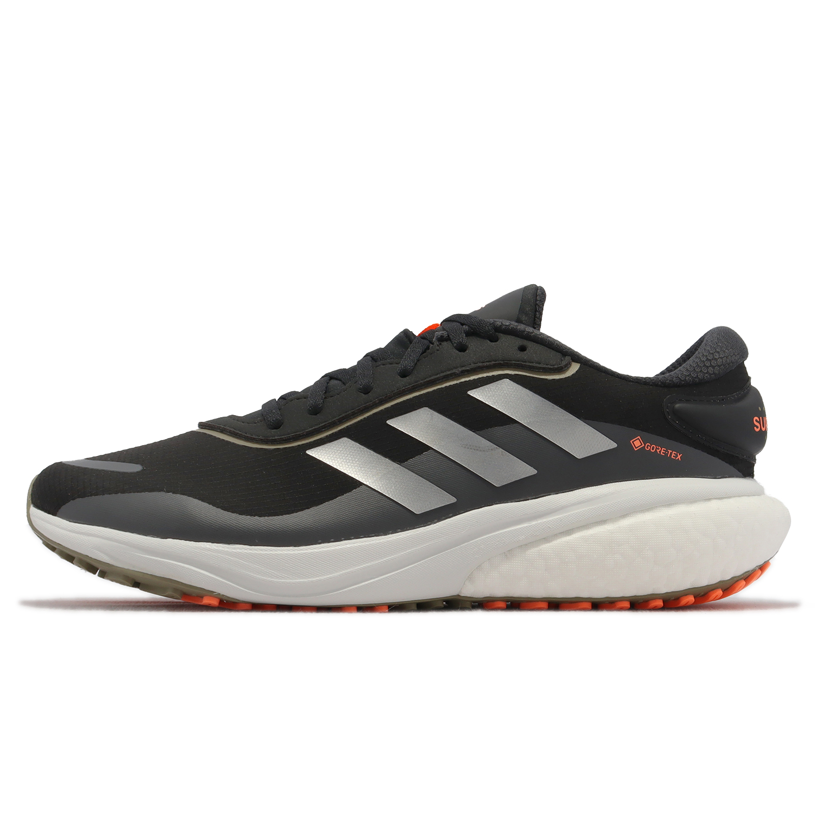 ACS] adidas 慢跑鞋Supernova GTX M 男鞋黑銀防水運動鞋Gore-Tex 愛迪