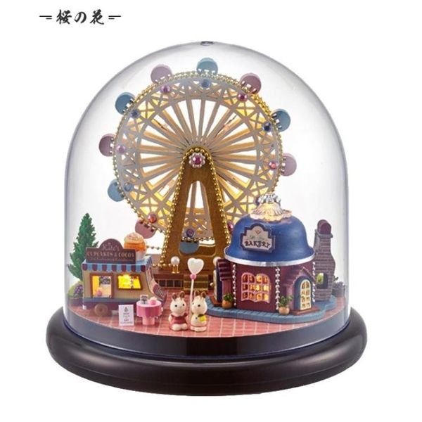 全館83折 音樂盒八音盒女生摩天輪diy手工木質生日六一兒童節禮物520送女孩【櫻花本鋪】
