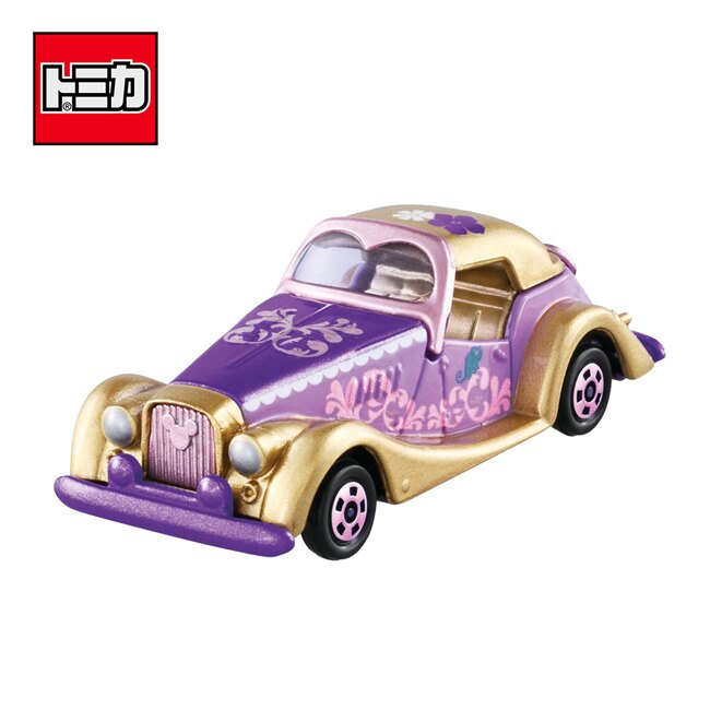 【日本正版】TOMICA DM-08 長髮公主 老爺車 樂佩 魔髮奇緣 玩具車 Disney Motors 多美小汽車 - 861959