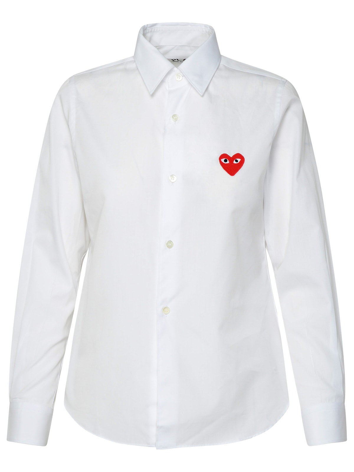 Comme des Garçons Play White Silk Shirt