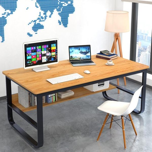 書桌簡約臺式電腦桌辦公桌家用學生簡易現代臥室寫字桌單人小桌子 ATF 魔法鞋櫃