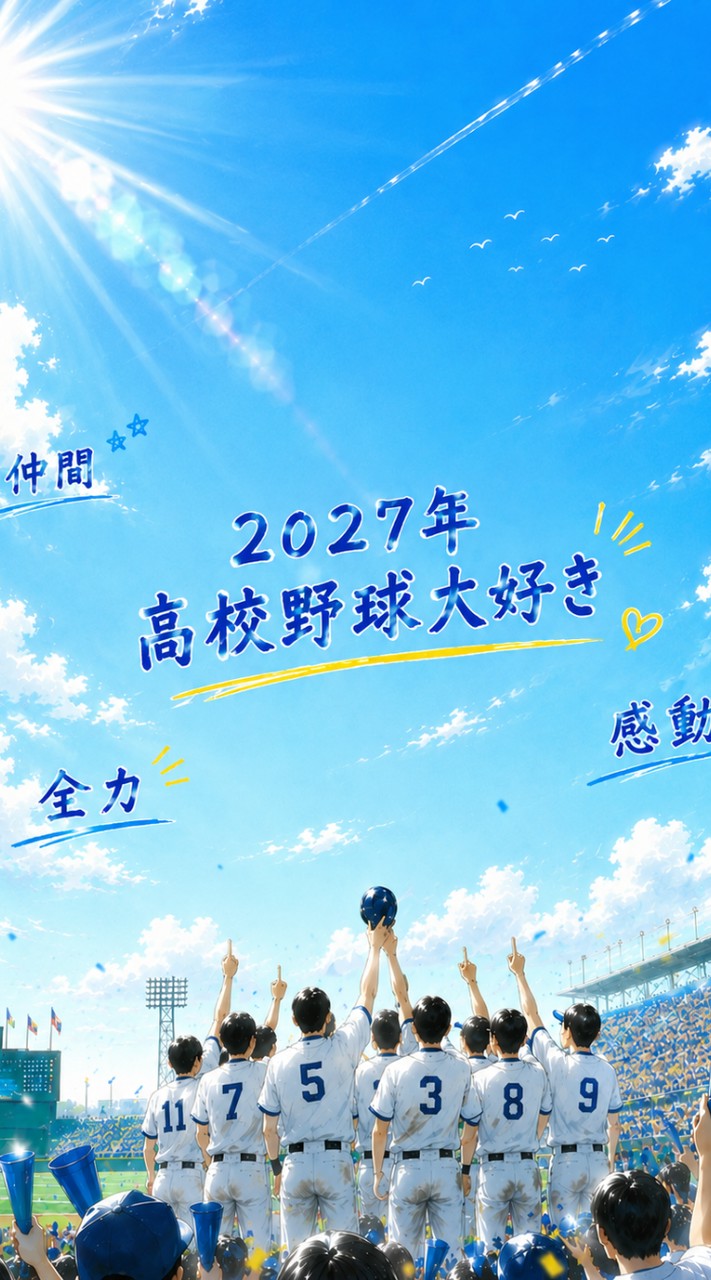 2027年高校野球大好き集まれ♬