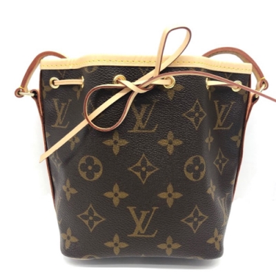 LV M41346 Nano Noe 經典Monogram 束口水桶包(迷你)