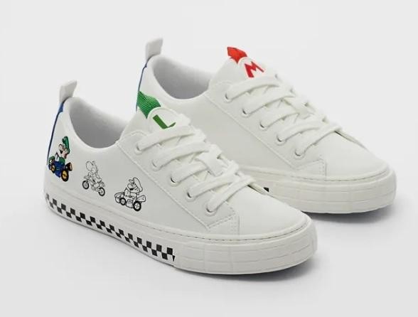 大人女子が夢中に Zaraのマリオカートスニーカー 可愛すぎないか