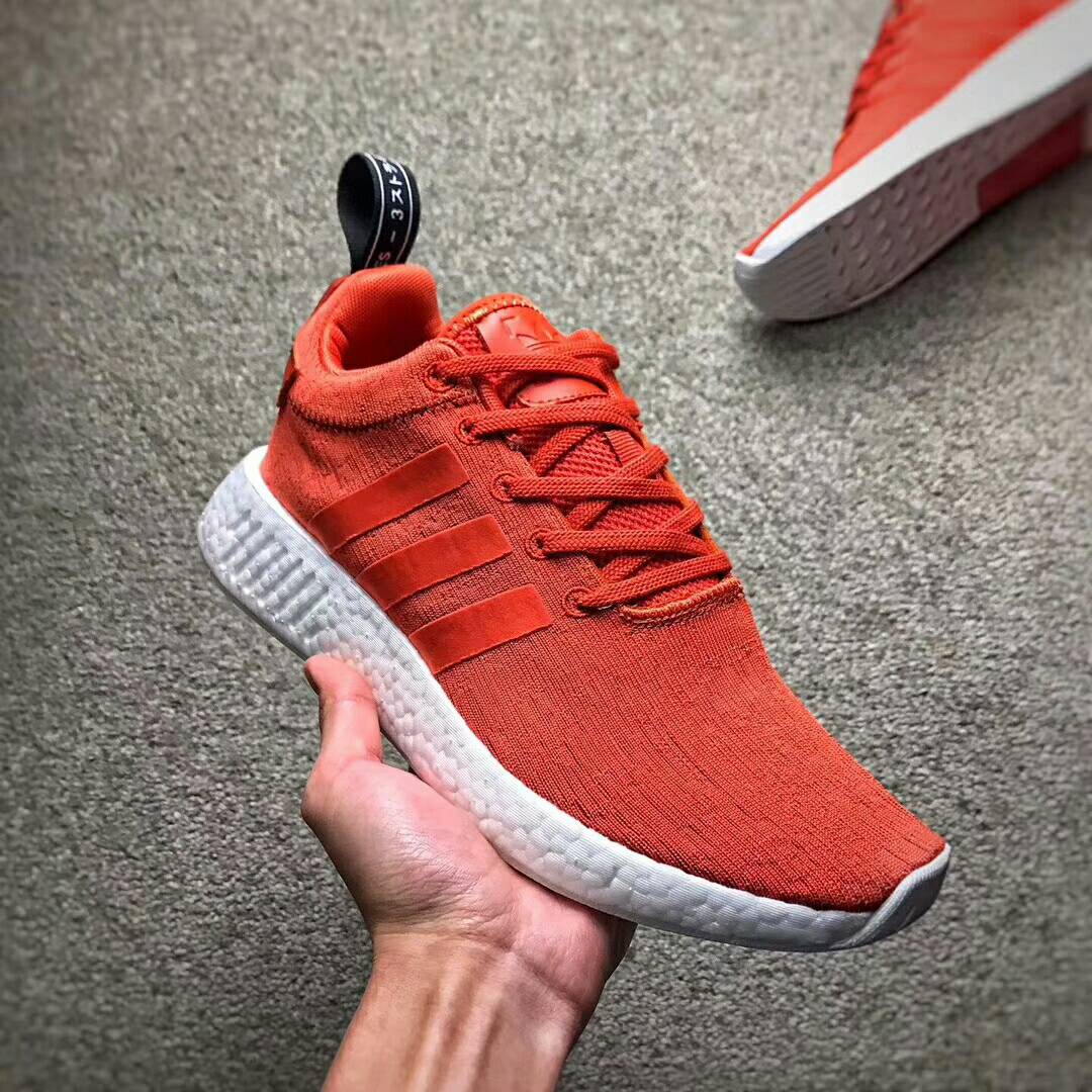 Adidas NMD_R2 PK 網面透氣跑鞋 情侶款