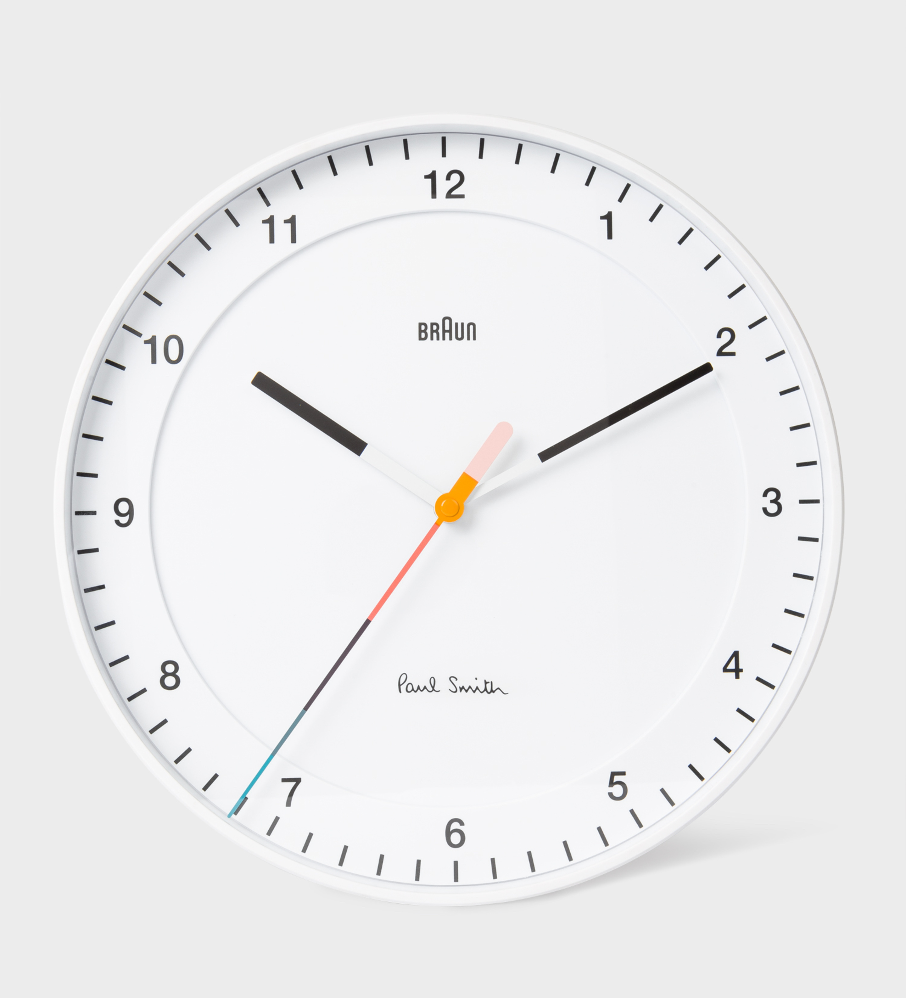 Paul Smith + Braun® White Wall Clock