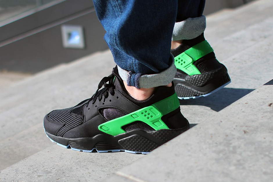 all green huaraches