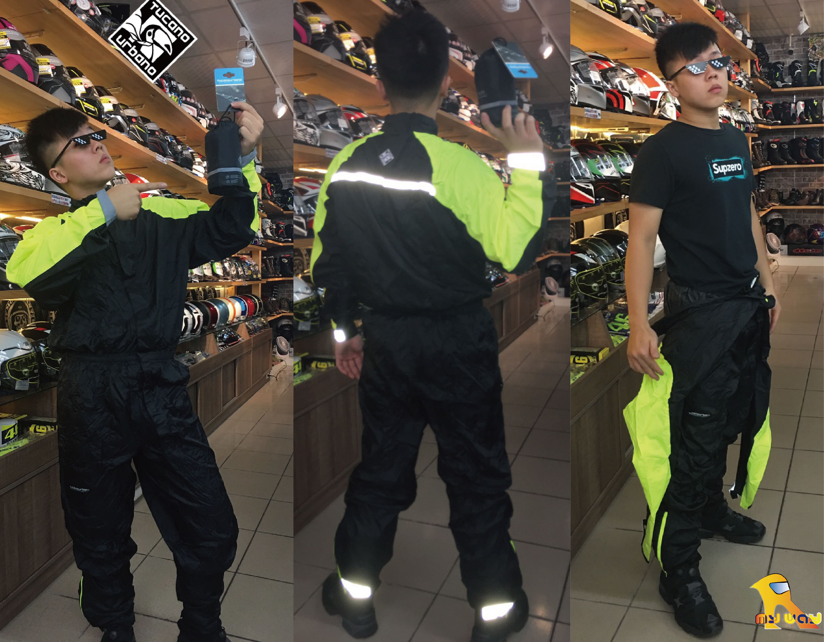 ~任我行騎士部品~城市大嘴鳥 Tucano Urbano TUTA NANO PLUS 奈米級 連身雨衣 機車雨衣 檔車