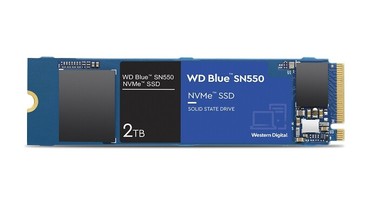 Western Digital 推出全新 NVMe SSD 解決方案，藍標 SN550 NVMe SSD 2TB 版本建議售價僅 7,990 元