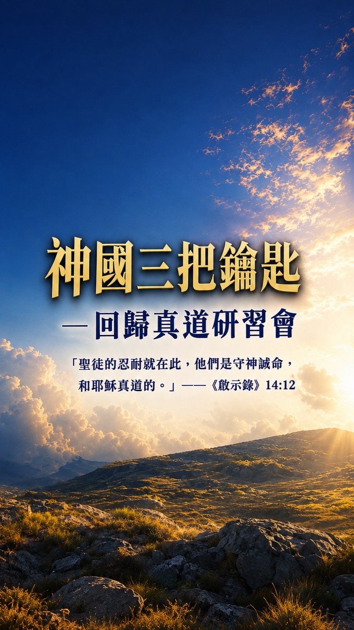 「神國三把鑰匙－回歸真道」研習會