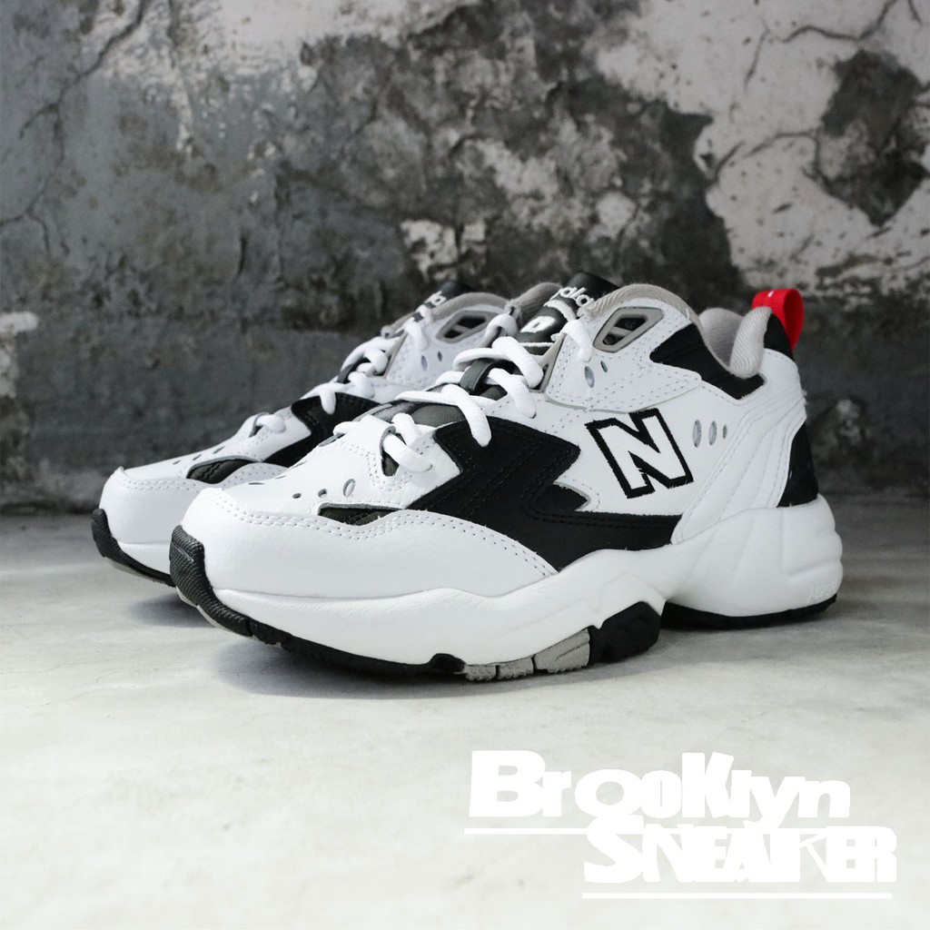 NEW BALANCE 608 NB IU 白黑 復古 老爹鞋 男女 情侶鞋 (布魯克林) WX608RB1