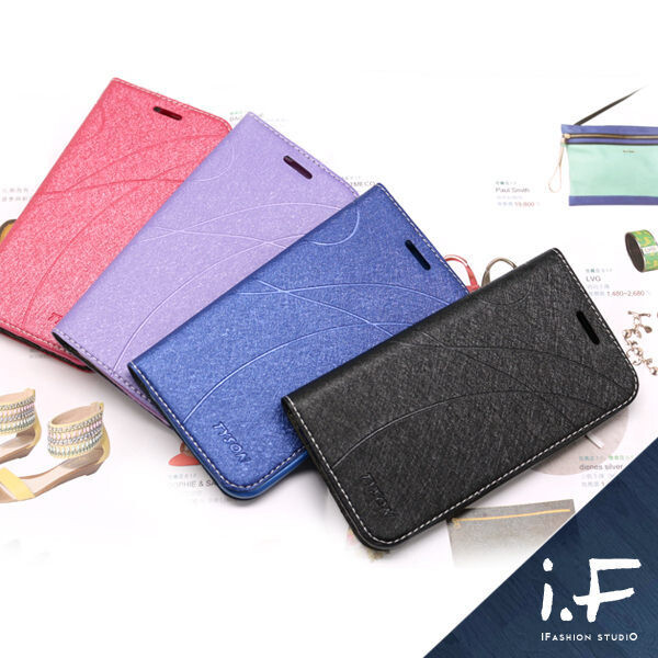 商品特色 冰晶隱藏式磁扣側翻套，孔位標準明確、完全包覆機身 採用柔軟舒適PU皮革材質，配合優質塑料殼框，極薄極輕兼具保護功能 閉合接聽與通話，可站立型皮套 具備名片插槽可供收納，搭配超薄掀蓋，材質不易