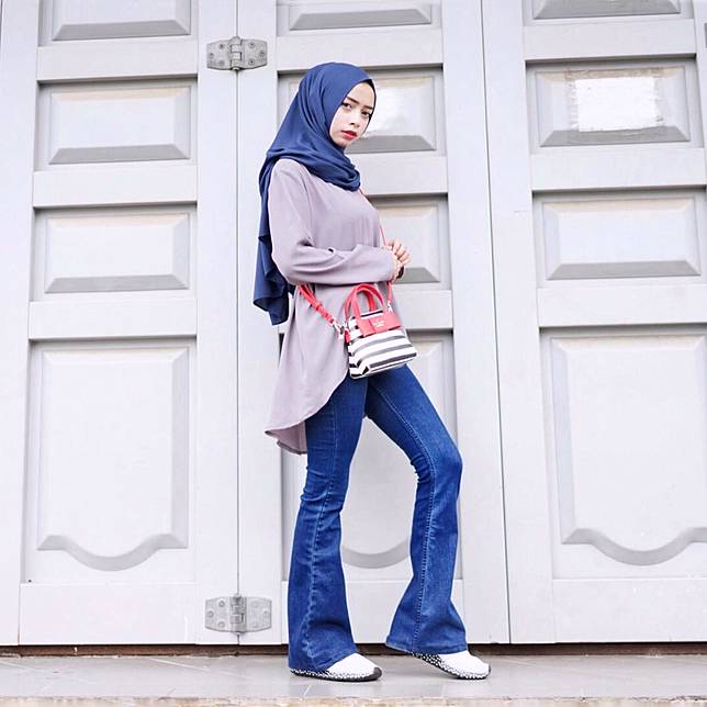 Inspirasi 5 Padu padan Celana  Jeans untuk Hijabers agar 