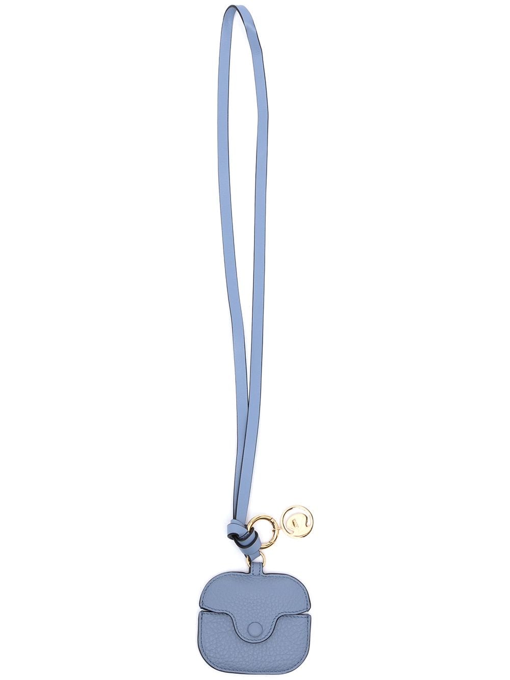 Chloé - AirPods Pro neck case - women - Leather - One Size - Blue
