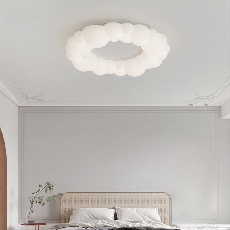 新款北歐ins丹麥設計師客廳燈led書房吸頂燈簡約臥室兒童房吊燈