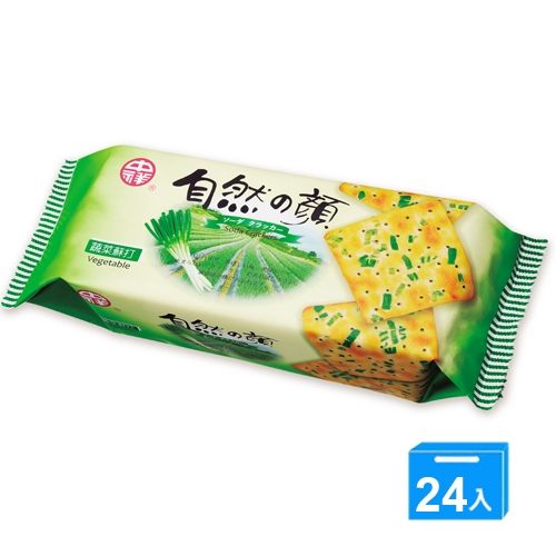 中祥自然之顏蔬菜蘇打140g*24【愛買】