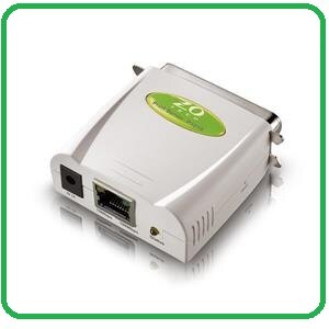 零壹 ZO TECH P101S 平行埠印表伺服器 綠色