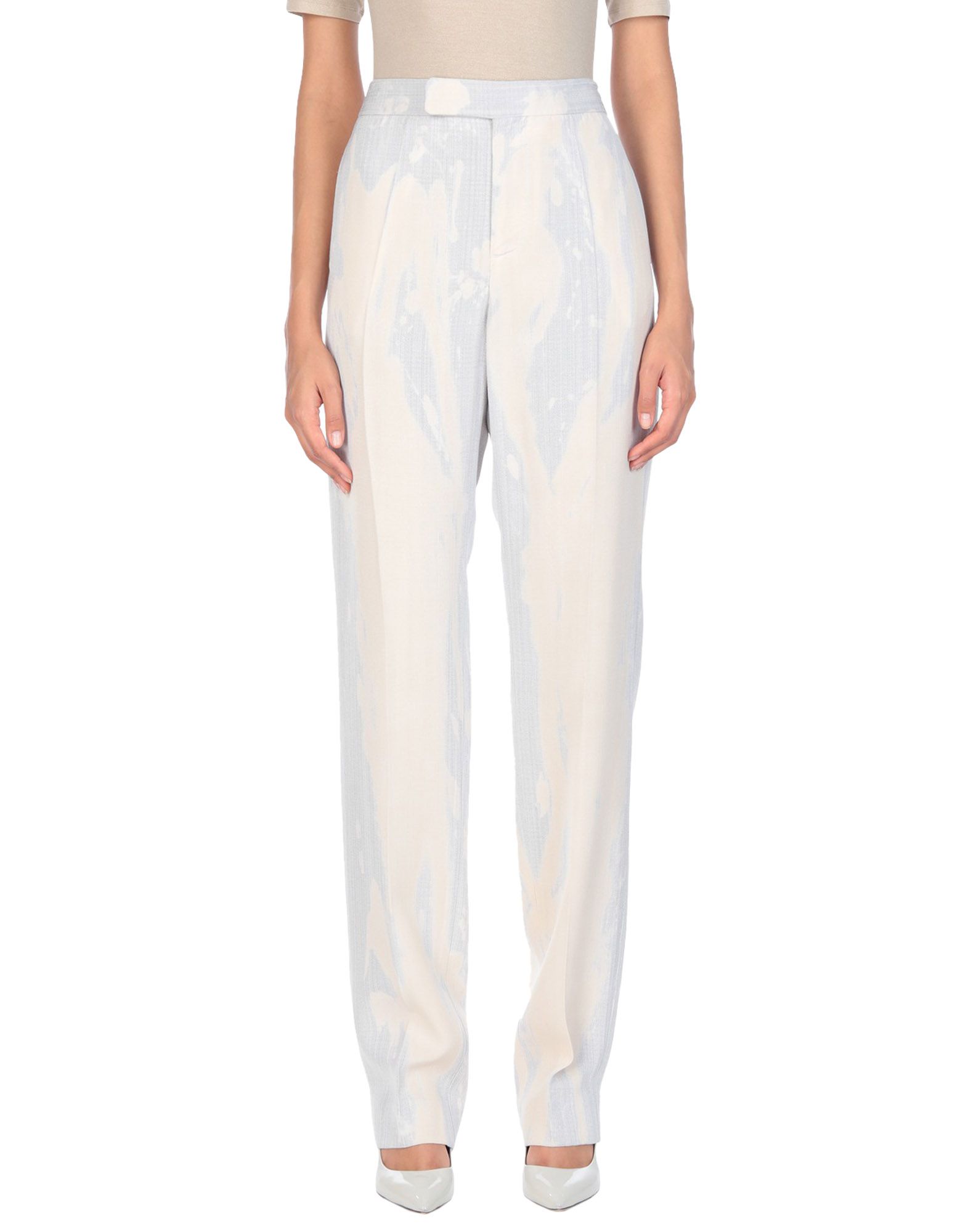 plain weave, no appliqués, two-tone, high waisted, regular fit, straight leg, hook-and-bar, zip, mul