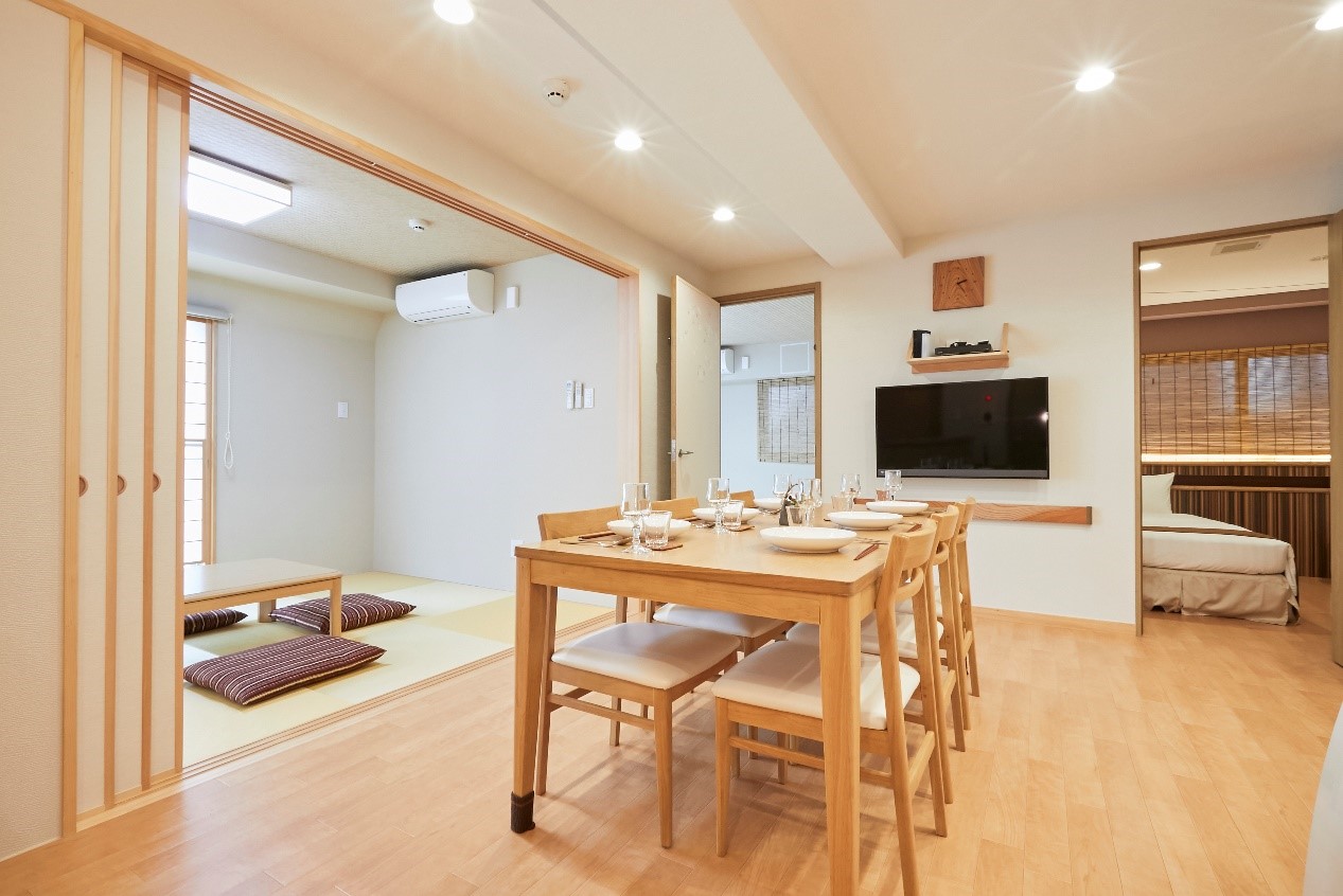 圖5：使用大量木製建材所建造的CONDOMINIUM HOTEL欅庵，是東京地區少見的和室公寓式飯店。（圖片來源：ⒸCONDOMINIUM HOTEL欅庵）