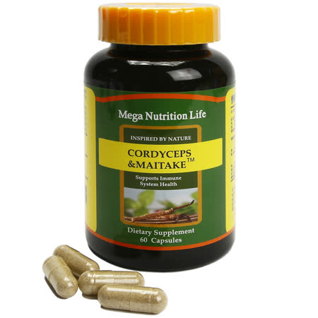 美國Mega 冬蟲夏草舞菇膠囊60顆