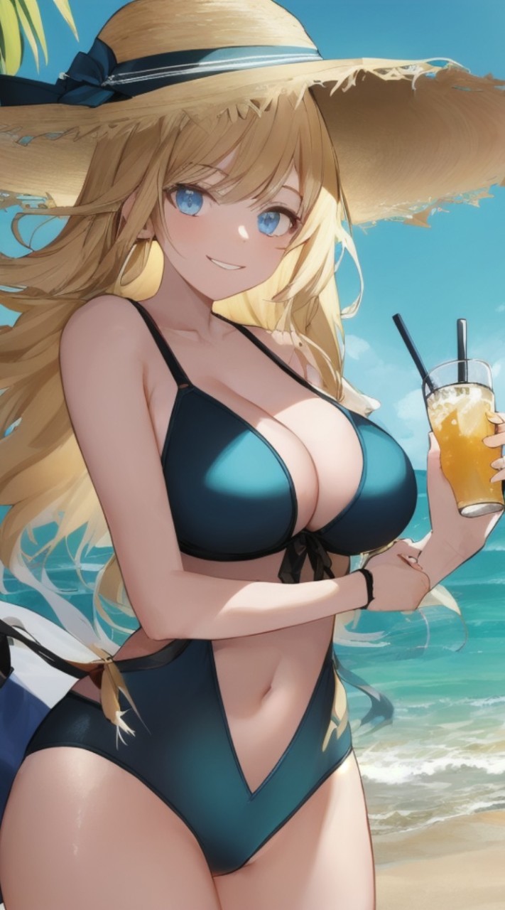 AIイラスト　水着