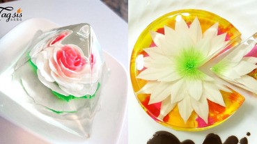 只放不吃？因為捨不得吃掉呀！「花之果凍」蛋糕就是藝術品本尊喔！