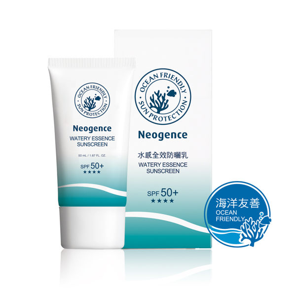 Neogence霓淨思 水感全效防曬乳SPF50+/★★★★(海洋友善配方) 50ml★Vivo薇朵