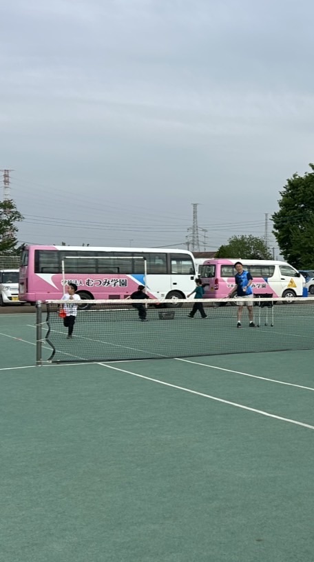 むつみこども園課外ソフトテニス教室