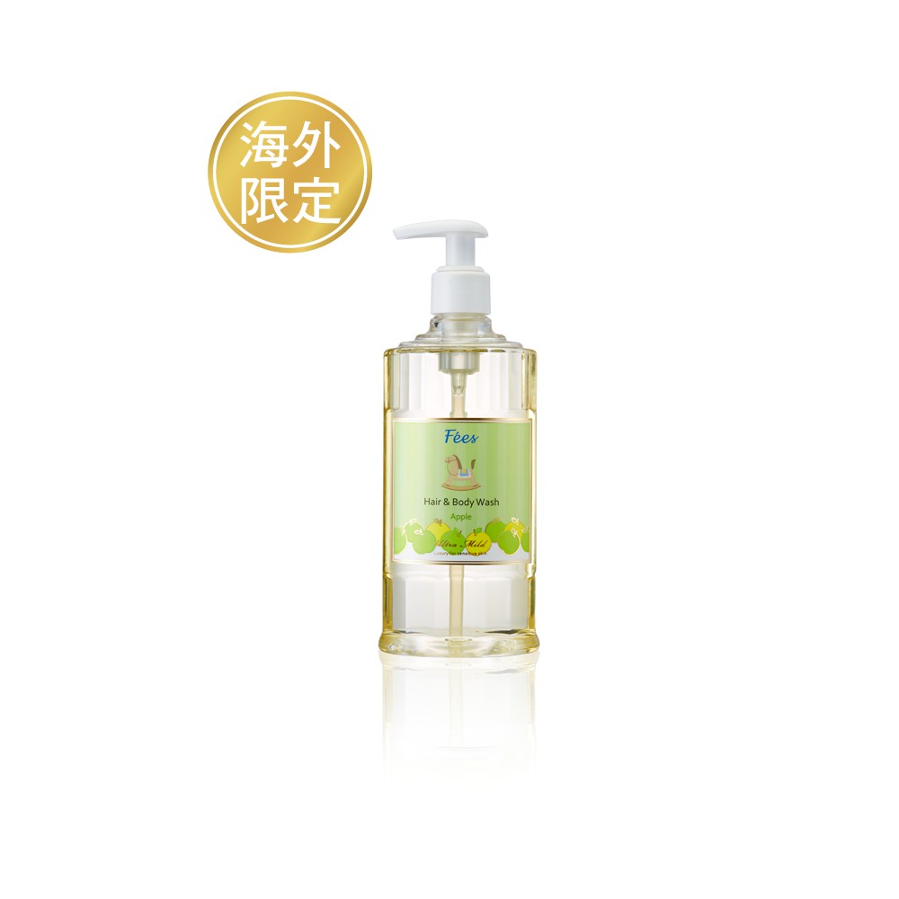 海外限定(台灣區勿下單) F'ees Gentle Foaming Hair & Body Wash 300ml