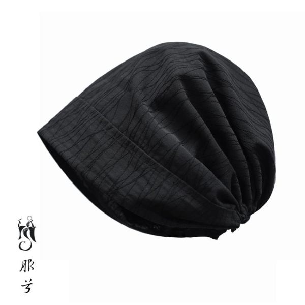 服兮原創設計改良文藝工作帽手作匠人頭巾帽棉麻包頭帽 陽光好物