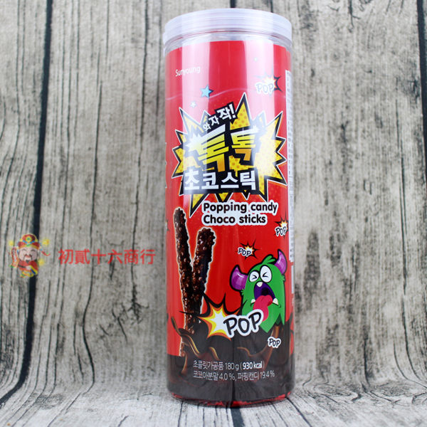 三漾_跳跳糖巧克力魔法棒180g【0216團購會社】8809399460936