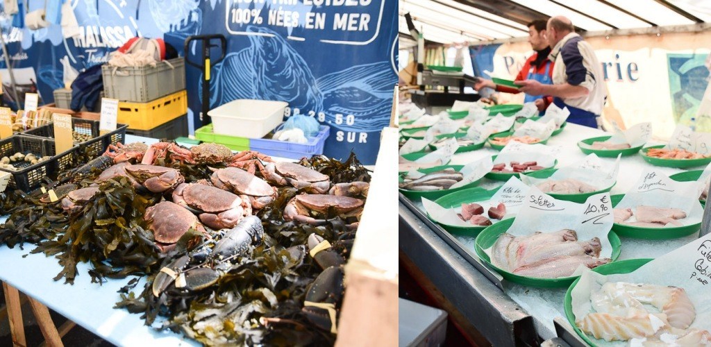 巴士底市集, 巴黎市集, 巴黎景點, 巴士底市集美食, 站著吃生蠔, 巴士底監獄