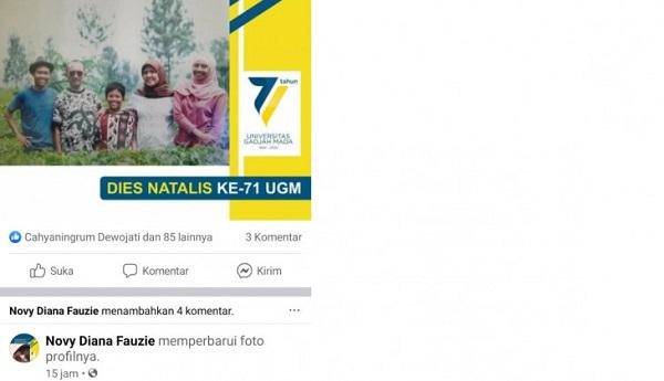 Dukung Ugm Dengan Pasang Twibbon Edisi Dies Natalis Ke 71 Ugm Koran Jakarta Line Today