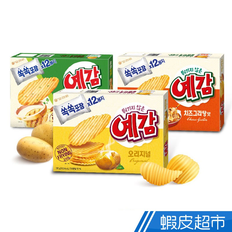 韓國 orion 好麗友 預感香烤洋芋片 12入 超值量販包 原味/起司/洋蔥 非油炸烘烤 現貨 蝦皮直送