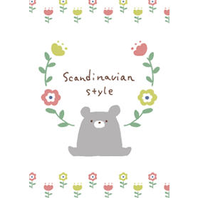 Scandinavian style -bear-