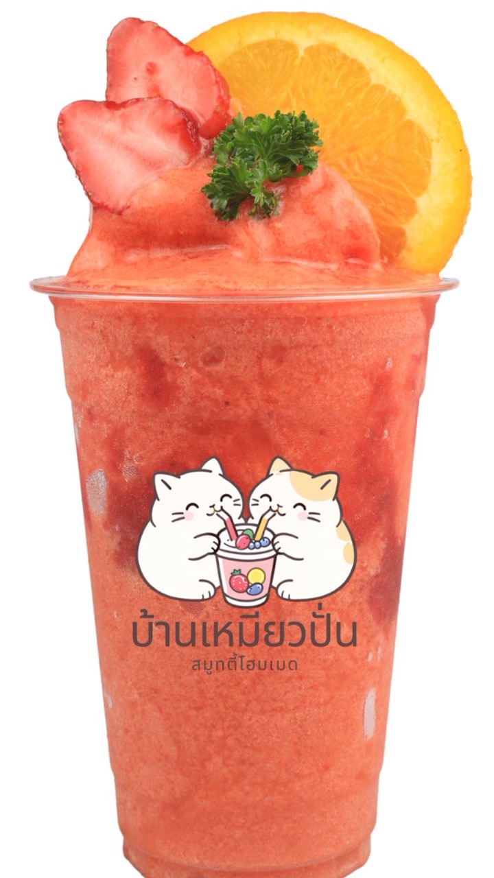 บ้านเหมียวปั่น | สมูทตี้โฮมเมด 🍓🍊🥝🍌 (หมู่บ้านศุภาลัยไพร์ด)