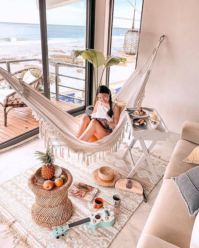 聽著海聲迷路（圖片來源：IG @luckygirl0711）