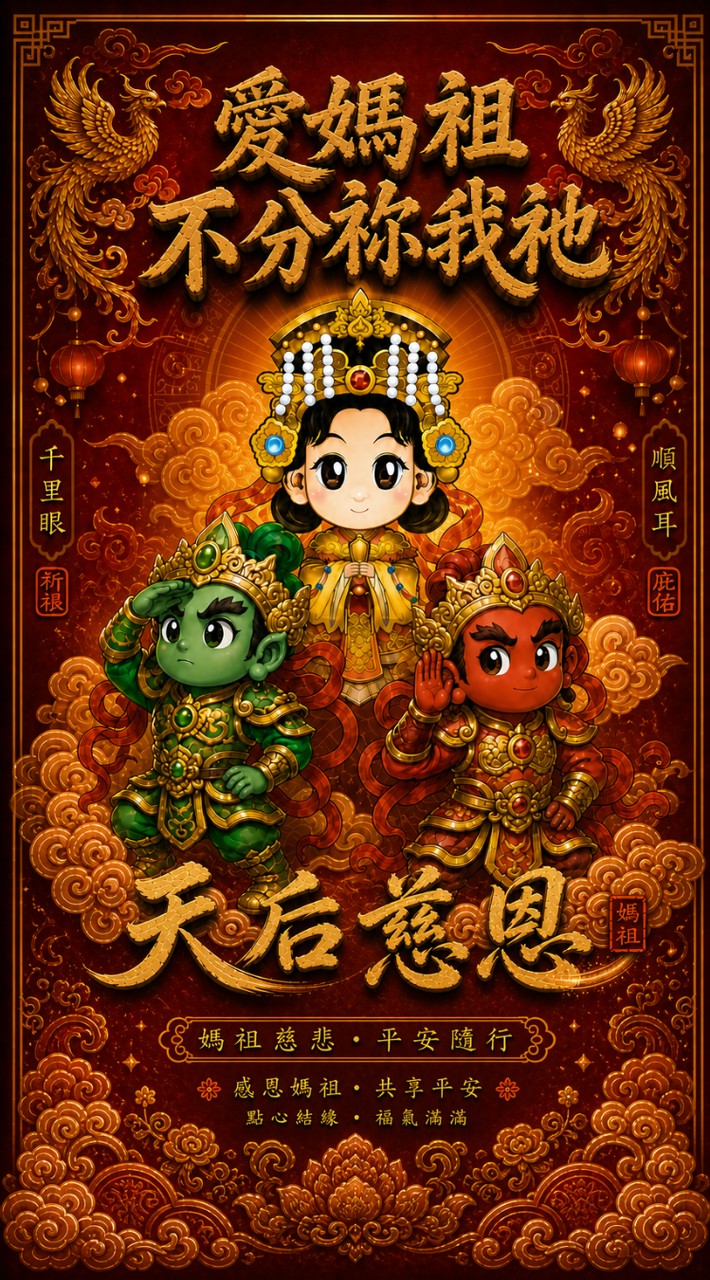 我愛媽祖不分祢我祂~小葉群媽祖分享團