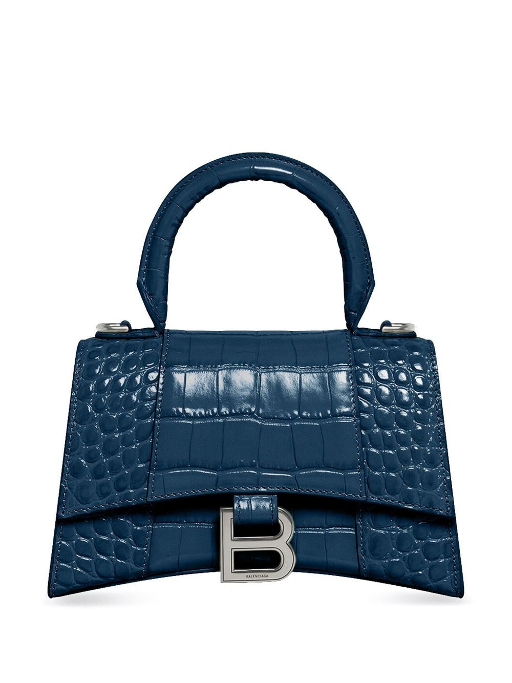 Balenciaga - Hourglass mini tote bag - women - CALFSKIN - One Size - Blue