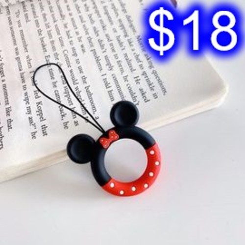 卡通指環圈掛繩 手機掛繩卡通指環公仔掛繩 鑰匙圈 數位相機 自拍桿 隨身碟掛繩 多功能掛飾