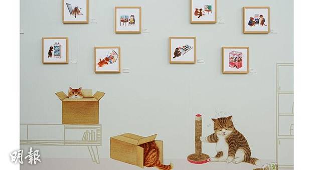 貓插畫展覽《All About Catsssss》＠海港城46幅超萌肥貓作品、「看貓寫 