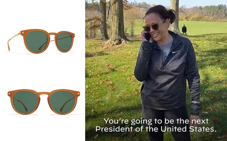 賀錦麗佩戴MYKITA Polarized系列LAHTI偏光太陽眼鏡。（圖／MYKITA提供） 