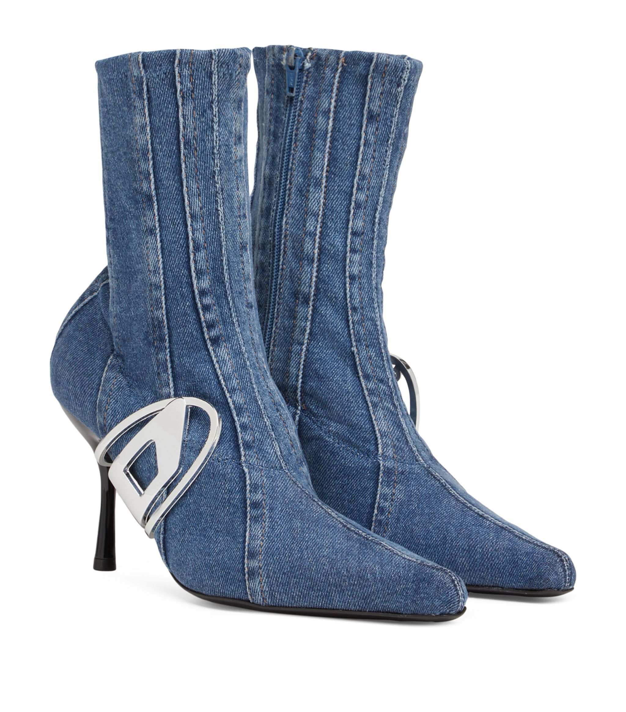 DIESEL Denim D-Eclipse Boots 90